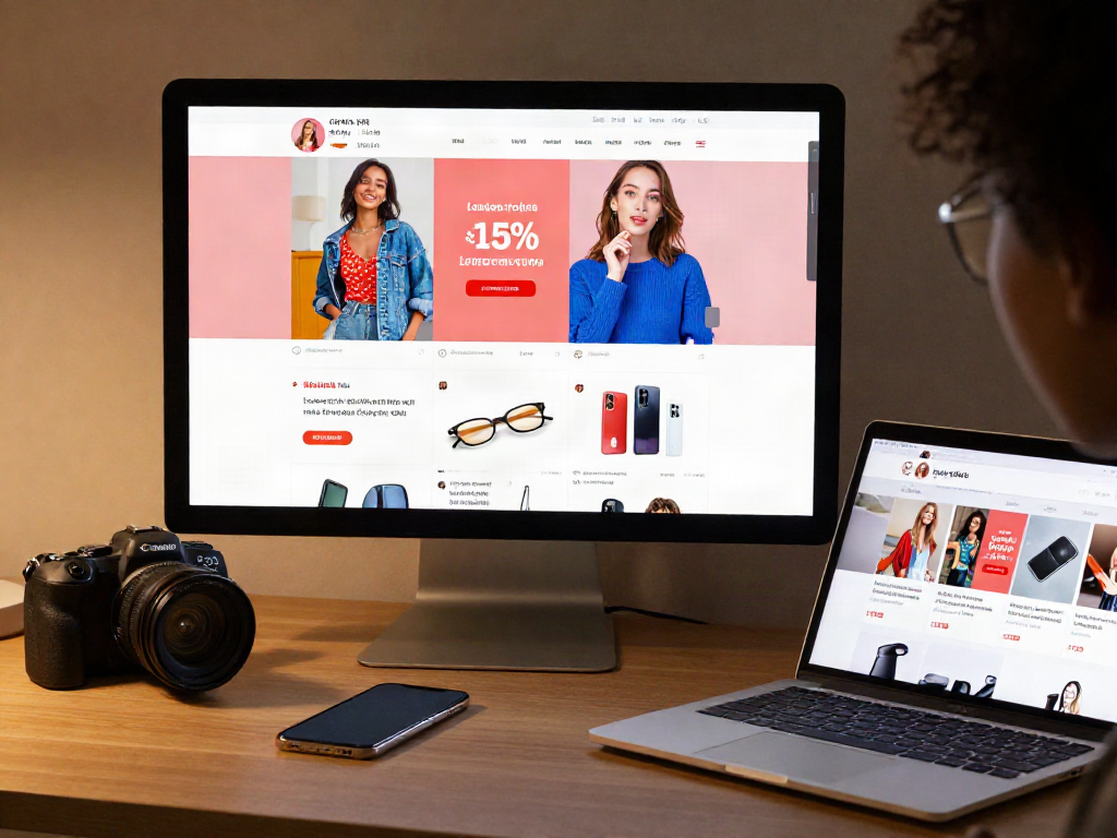 Engaging rokok88 e-commerce product showcase with vibrant displays and user-friendly interface.